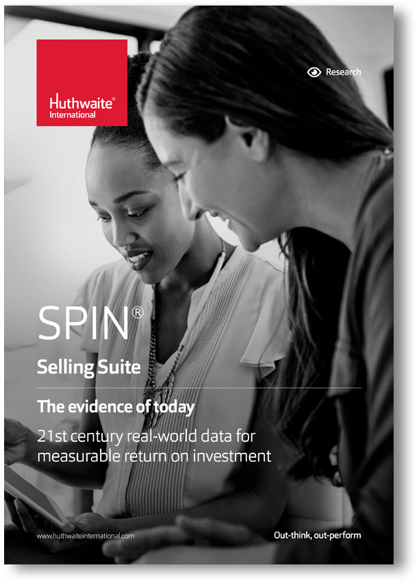 Sales Skills Training - SPIN® Selling model - Evidence of return on investment. SPIN® process developed by Huthwaite International